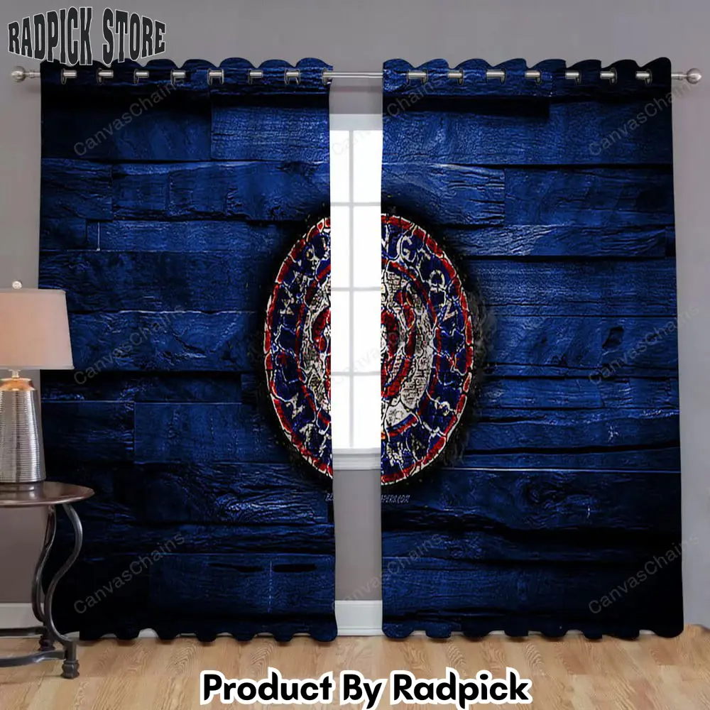 Radpick washington nationals window curtains mlb blue wooden american baseball team curtains living room curtains for window rp85284